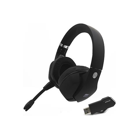 Arkan Cuffia Stereo Padiglione Auricolare Wireless con Microfono Integrato Colore Nero - Foto 2