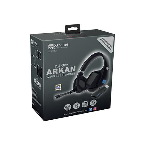 Arkan Cuffia Stereo Padiglione Auricolare Wireless con Microfono Integrato Colore Nero - Foto 10