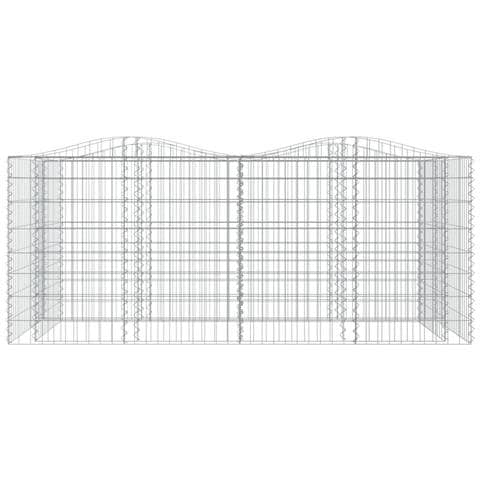 Gabbione Ad Arco Con Letto Rialzato 200x100x100cm Ferro Zincato - Foto 2