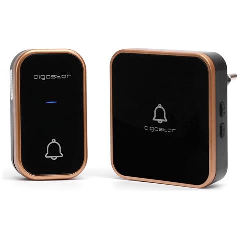 Aigostar Campanello Ac Senza Fili Wireless Impermeabile Ip57 Esterno Esterno Autoalimentato - Foto 1