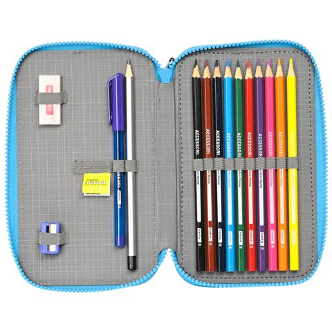Astuccio Doppio Minions Minionstatic Azzurro (28 Pcs) - Foto 2