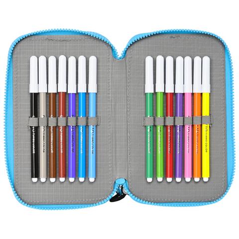Astuccio Doppio Minions Minionstatic Azzurro (28 Pcs) - Foto 5