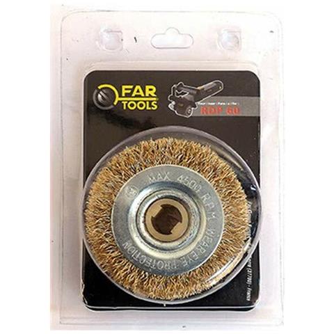 Spazzola Abrasiva Fartools Ottone Ø 65 Mm - Foto 3