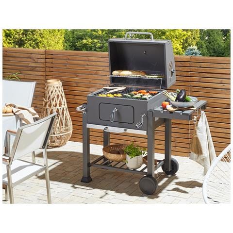PAVLOF Grill Caminetto Carbone (combustibile) Nero - Foto 1