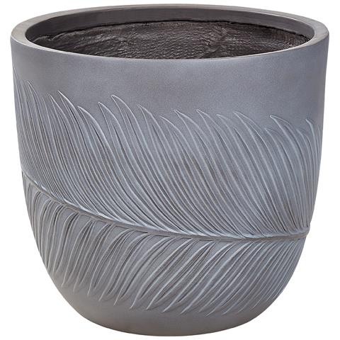 Vaso Da Fiori Argilla Grigio 42 X 42 X 40 Cm Ftero - Foto 6