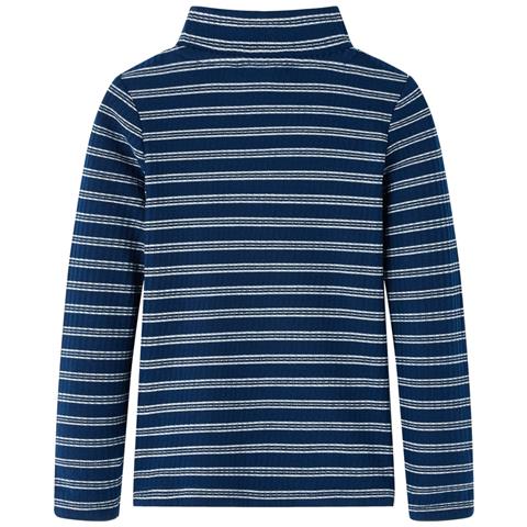 Maglietta Da Bambina A Maniche Lunghe Blu Marino 128 - Foto 2