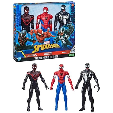 Spider-man Armato /spider-man Miles Morales /venom Eroe Titano Marvel, Multicolore - Foto 5