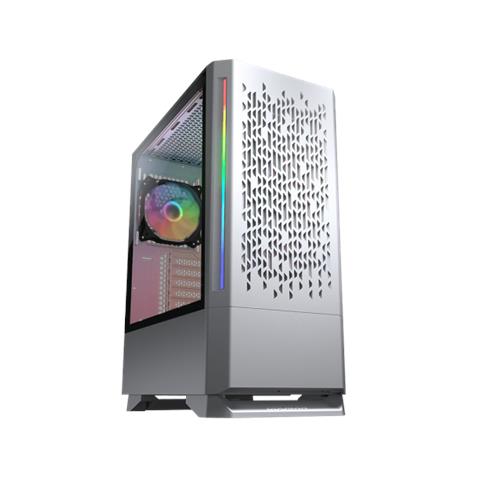 Case MX430 Aria RGB Midi Tower ATX / Micro ATX / Mini-ITX Porte USB USB 3.0 x 2/USB 2.0 x 1 / Microfono x 1 / Audio x 1 / Pulsante di Rese Bianco - Foto 2