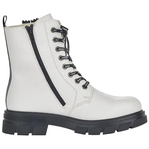 White Casual Booties Stivaletti Sintetico E Tessile Scarpe Donna Bianco Eu 40, Z9111-80 - Foto 3