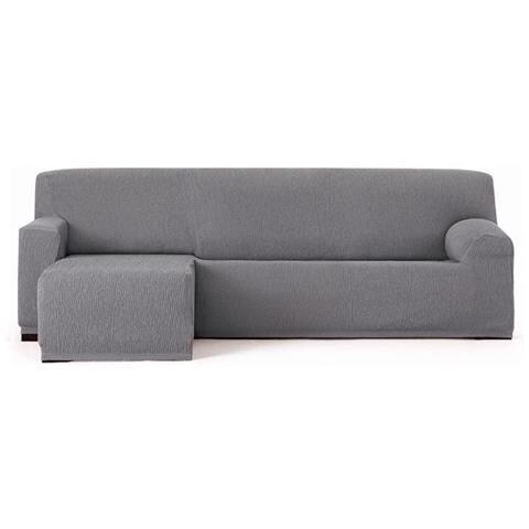 Copridivano Troya Elastico Penisola Sinistra Grigio Bracciolo Corto 250/310 - Foto 1