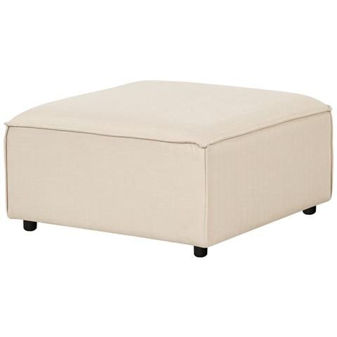 Ottomana Ardal Tessuto Beige - Foto 2