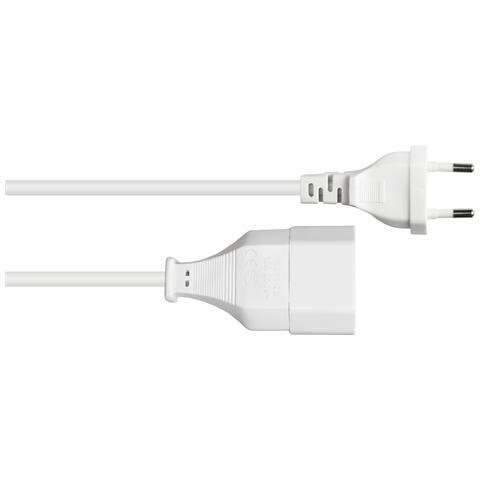 P0300-W010 cavo di alimentazione Bianco 1 m Spina di alimentazione di tipo C - Foto 2