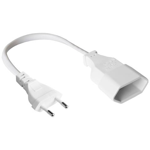 P0300-W010 cavo di alimentazione Bianco 1 m Spina di alimentazione di tipo C - Foto 1