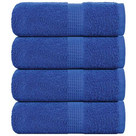 Asciugamani Per Sapone 4 Pz Blu 30x30 Cm 360 G/m 100% Cotone - Foto 1