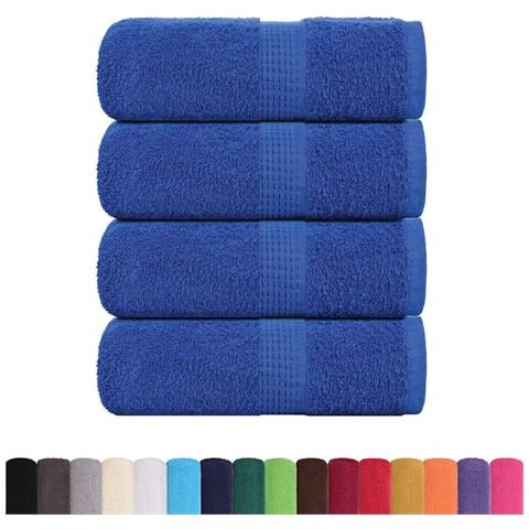 Asciugamani Per Sapone 4 Pz Blu 30x30 Cm 360 G/m 100% Cotone - Foto 2