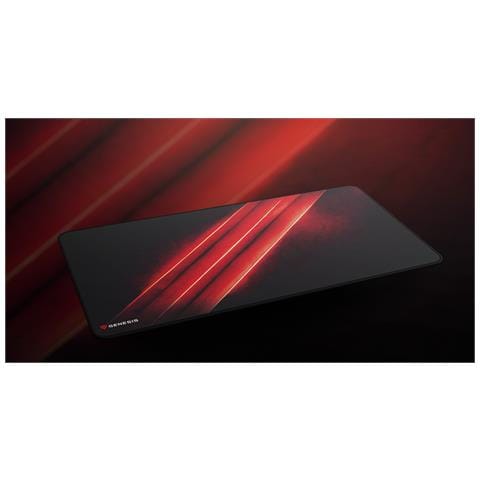 Carbon 500 Maxi Flash G2 Tappetino per mouse per gioco da computer Nero, Rosso - Foto 2