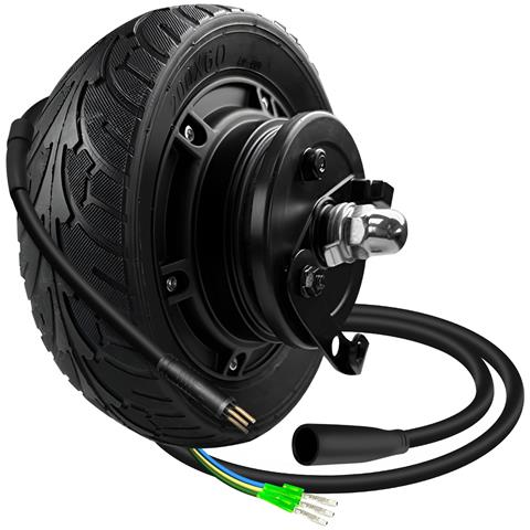 Motore Posteriore Per Monopattino 8 Con Pneumatico Pieno, Nero - Foto 1