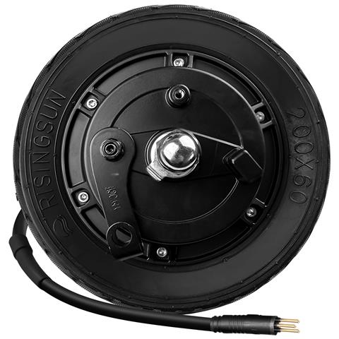 Motore Posteriore Per Monopattino 8 Con Pneumatico Pieno, Nero - Foto 2