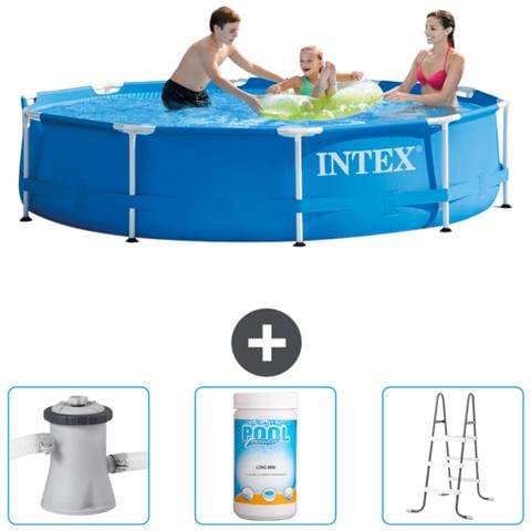 Piscina Fuori Terra - In Giro - 305x305x76 Cm - Blu - Include Accessori Coordinati Cb84 - Foto 1
