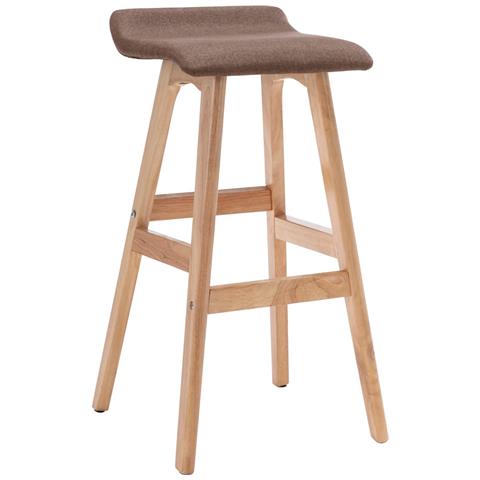 Lusso Casadino -  Sedia Da Bar Grigio Talpa In Tessuto - Foto 2