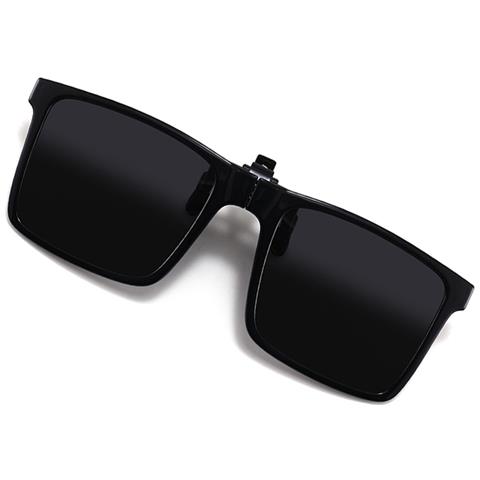 Occhiali Da Sole Pieghevoli Clip-on - Polarizzati Black - Foto 2