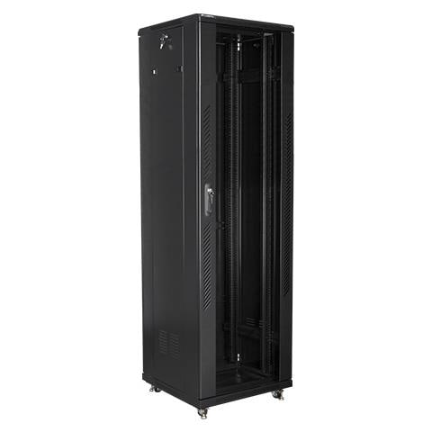 Lanberg FF01-6642-12B, Rack indipendenti, 42U, 800 kg, Lucchetti, Griglie, Piedini regolabili - Foto 5
