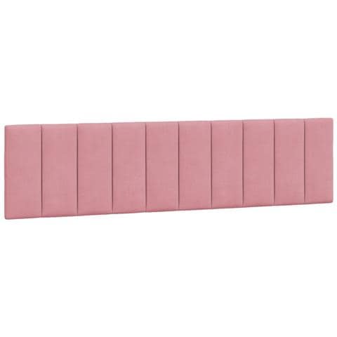 Cuscino Testiera Rosa 200 cm in Velluto - Foto 1