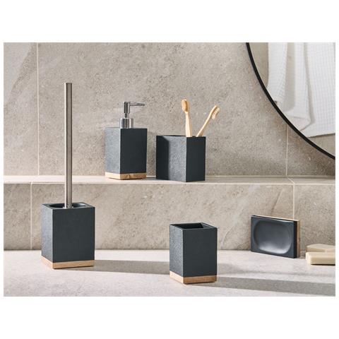 Set Da 5 Accessori Per Il Bagno Tapiche Nero - Foto 1