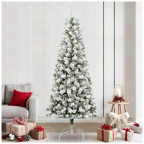 Albero di Natale Artificiale con Rami Pieghevoli 240 cm - Foto 2