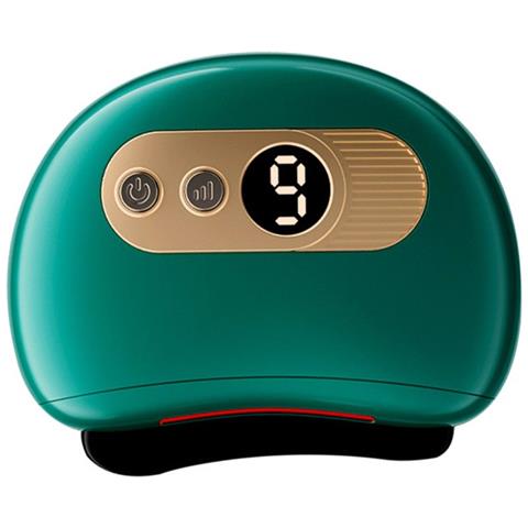 Massaggiatore Gua Sha Elettrico Riscaldato Per Lifting Viso & Massaggio Acupunti Green - Foto 1