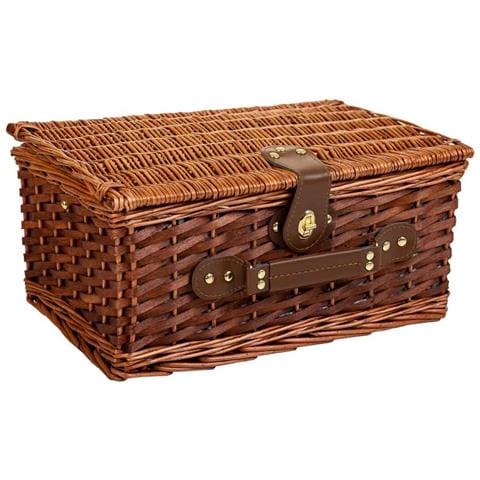 Cestino Pic-nic Marrone 40x28x19h - Foto 2