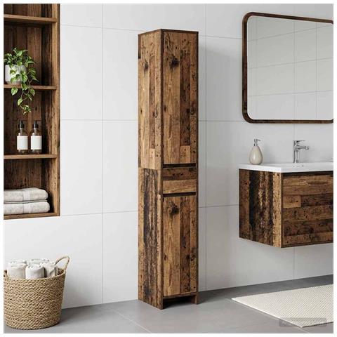 Mobile da Bagno Legno antico 30 x 33 x 190 cm - Foto 8