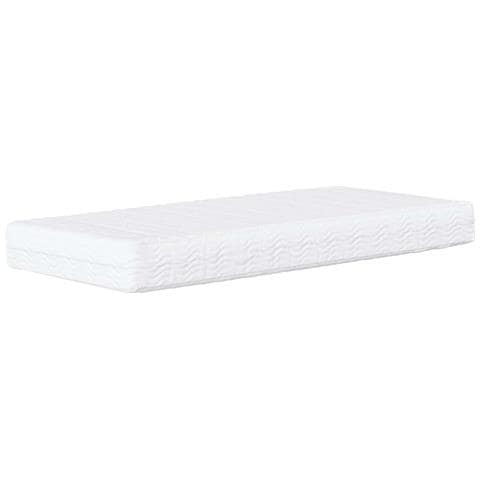 Materasso in schiuma H2 e H3 75 x 190 cm Bianco - Foto 1