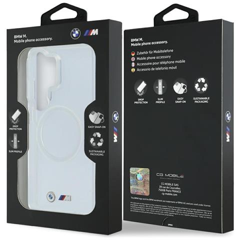 Custodia Bmw Iml Shockproof Magsafe Per Samsung Galaxy S26 Ultra, Trasparente - Foto 7