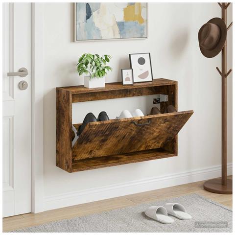 Mobiletto per Scarpe da Muro HAARLEM 71 x 17 x 43 cm - Foto 2