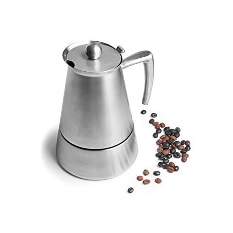 62076 Macchina da caffè per 6 tazze, 6 pezzi, argento - Foto 2