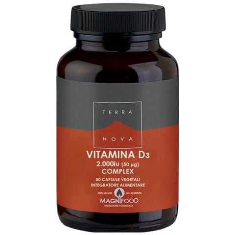 Terranova Complesso di Vitamina D3 2000 iu (50UG) 50 Capsule - Foto 1
