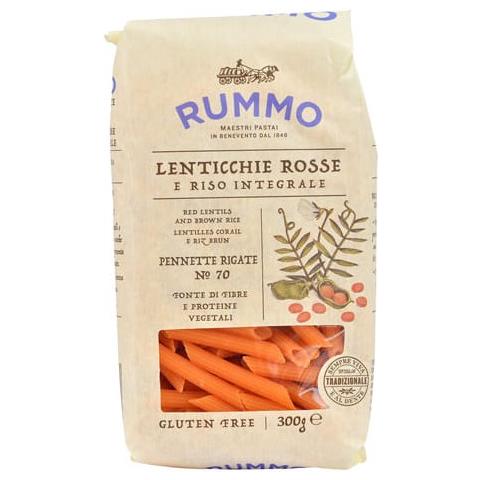 Pennette Rigate N 70 Lenticchie Rosse e Riso Integrale 300 g - Foto 1