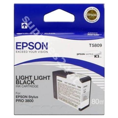 C13T580900 Cartuccia Ink Originale Nera Chiaro Chiaro Stylus Pro 3800/3880 - Foto 5