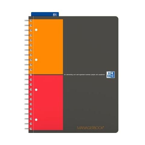 Blocco spiralato Managerbook International - A4+ - project - 80 - 400010756 - Foto 1