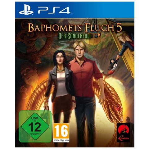 Baphomets Fluch 5 Premium Edition PS4 PlayStation 4 Tedesca videogioco - Foto 1