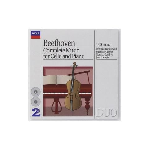 Beethoven: Complete Music for Cello & Piano (1994) , CD-R, 700 MB, 12 cm, Portagioielli - Foto 2
