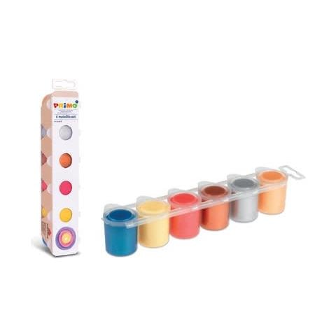 Confezione da 6 Tempera colore Metalizzato da 25ml - Foto 1