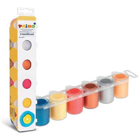 Confezione da 6 Tempera colore Metalizzato da 25ml - Foto 2