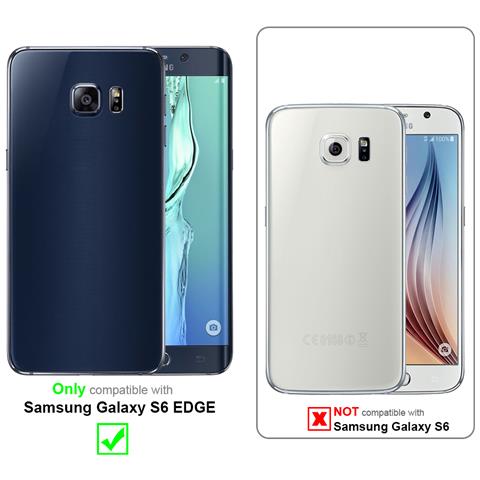 Catena Di Telefoni Cellulari Compatibile Con Samsung Galaxy S6 Edge In Camouflage - Coperchio Protettivo In Silicone Con Anelli D'oro, Cinturino In Corda E Custodia Staccabile - Foto 9