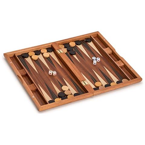 Set Da Backgammon Intarsiato In Legno Dorne - 13 Pollici - Pezzi Da Gioco In Legno E Accessori - Foto 4