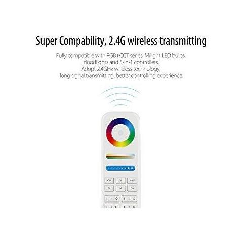 8-zone Rgb Cct Telecomando 2.4ghz Pienamente Compatibile Con Rgbcct Series Luci Milight Led 5-in-1 Controller Fut089 - Foto 4