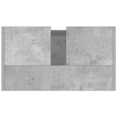 Mobile da Bagno Grigio Cemento 60x33x61 cm in Legno Multistrato - Foto 2