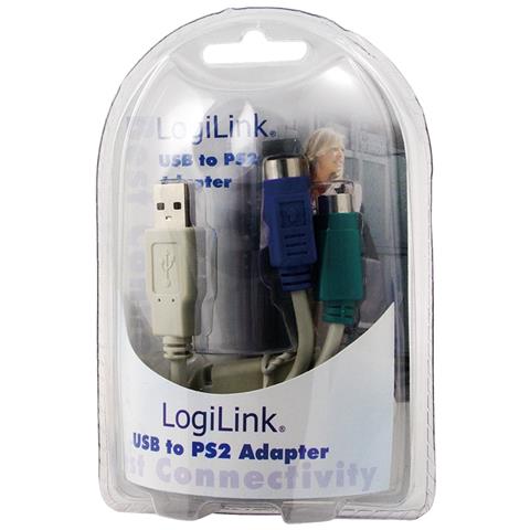 Adapter USB - 2x PS / 2 USB M 2x Mini DIN 6-pin FM Grigio cavo di interfaccia e adattatore - Foto 2