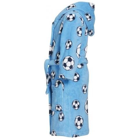 Accappatoio Soccerjunior Felpa Blu Taglia 146/152 - Foto 3